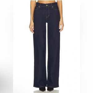 NEW Frame Le Slim Palazzo Long Wide Leg Jeans in Rinse Size 28